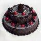 2-Tier Choco Truffle Cake with Top View